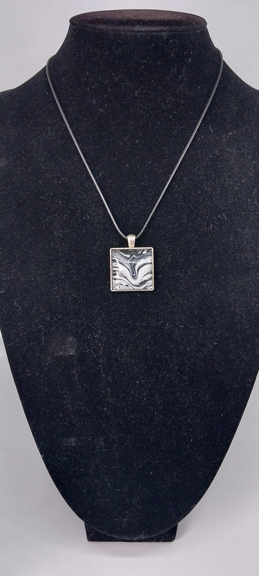 Fluid Art Necklace